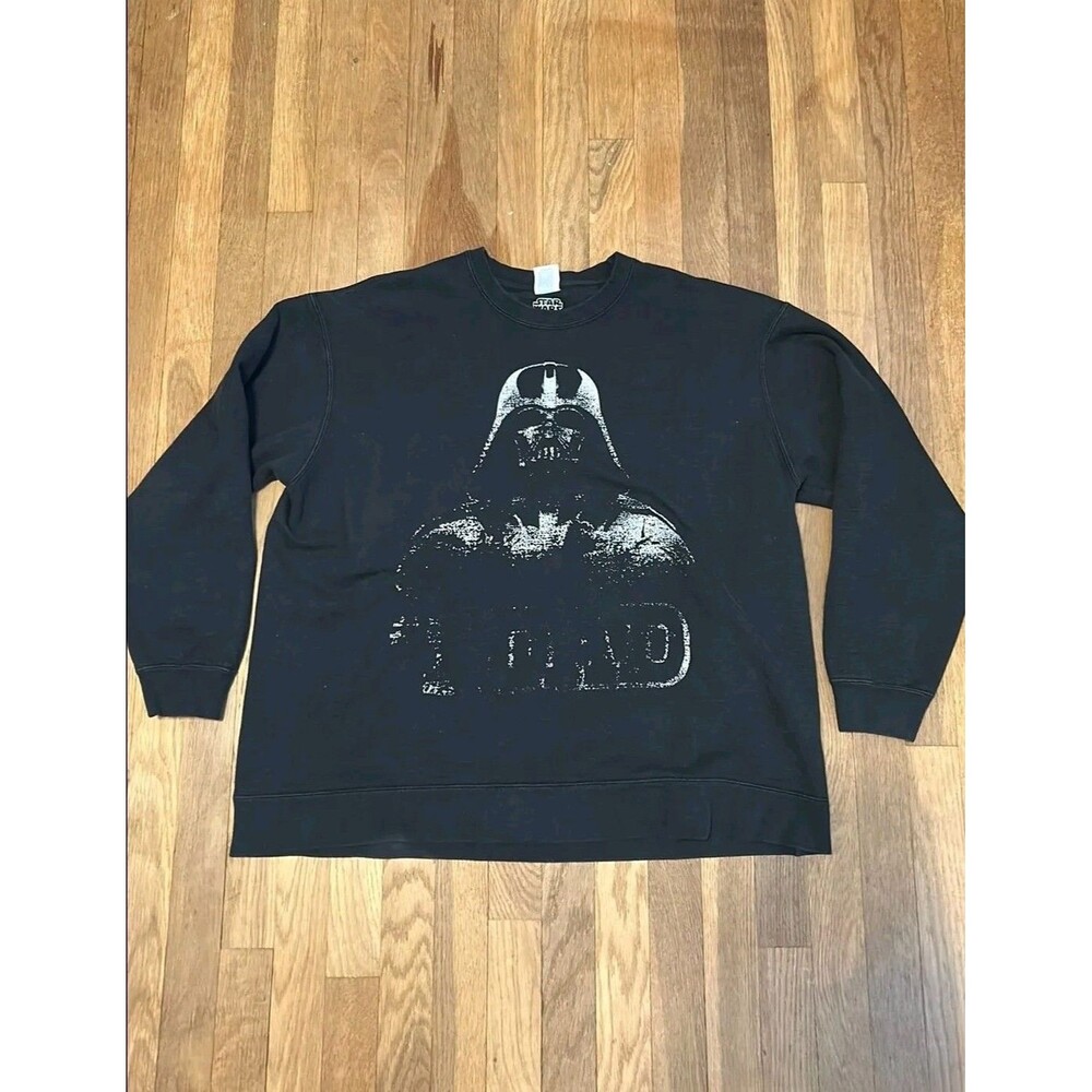 Star Wars Darth Vader Sweatshirt 2XL Black I Am Your Father Graphic Crewneck